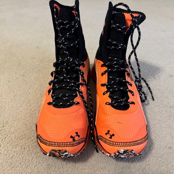 Under Armour Black and Orange Athletic High-Tops - Picture 3 of 5